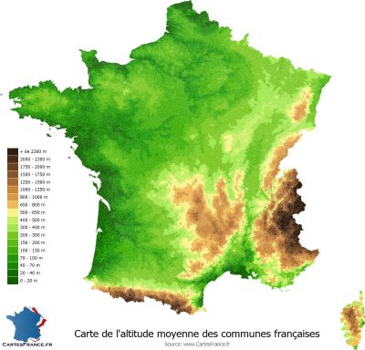 Climat - Reliefs français