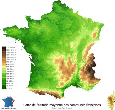 Climat - Reliefs français