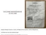 FT Fournisseur - Dolomie Magnésienne